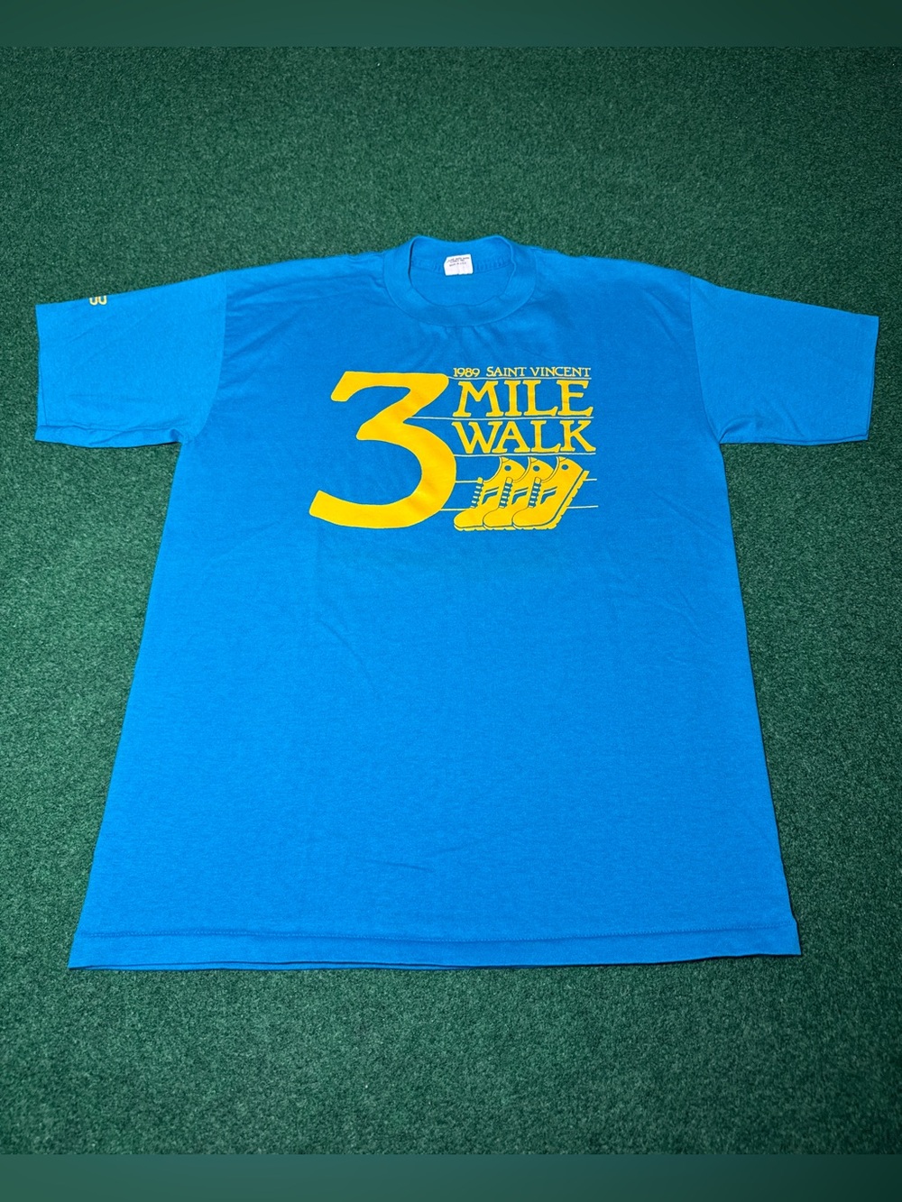 3 Mile Walk Vintage T Shirt M/L 80s Saint Vincent Hospital Retro Shirt
